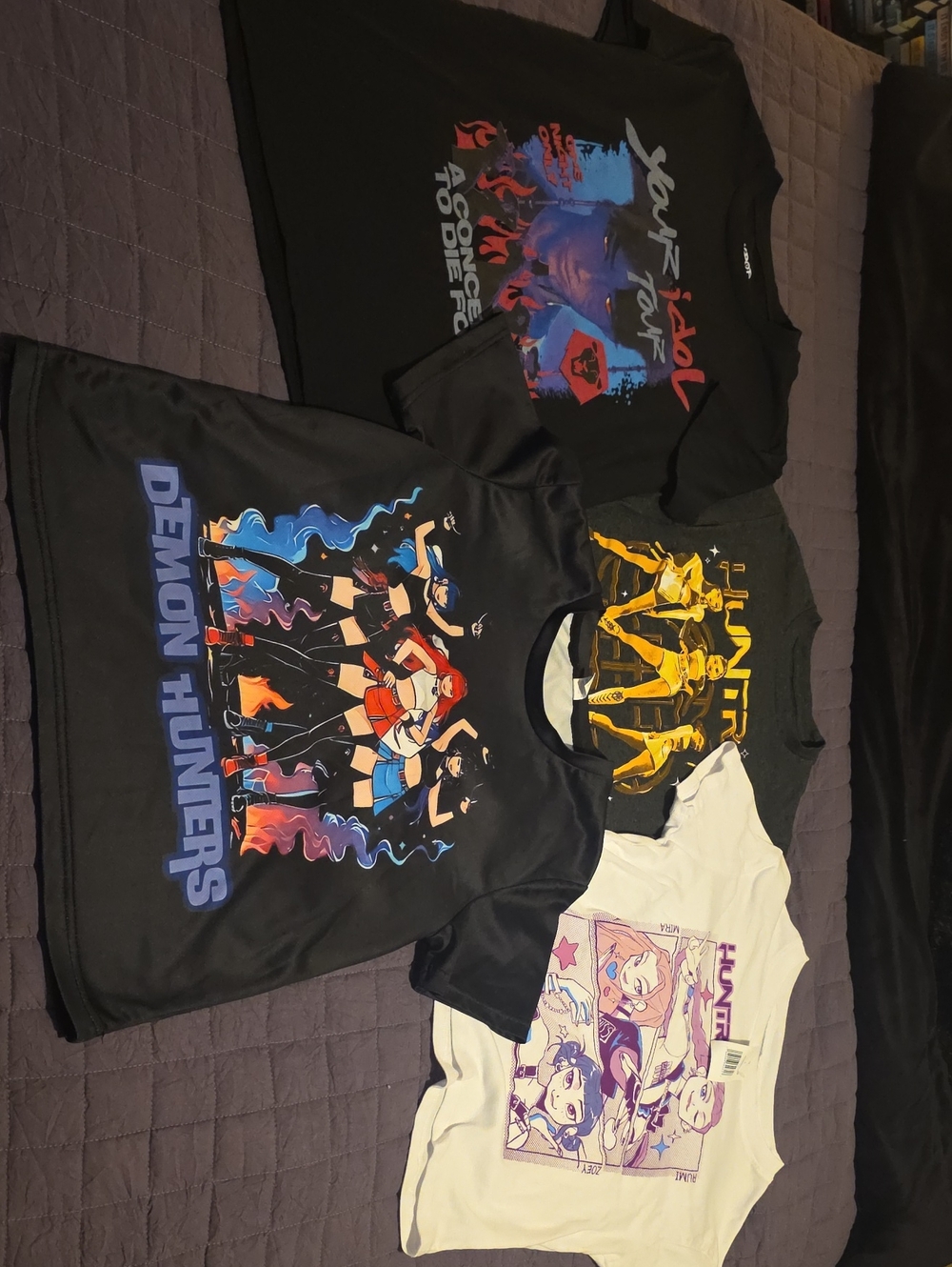 Kpop Demon Hunters Lot Of 4 Tees